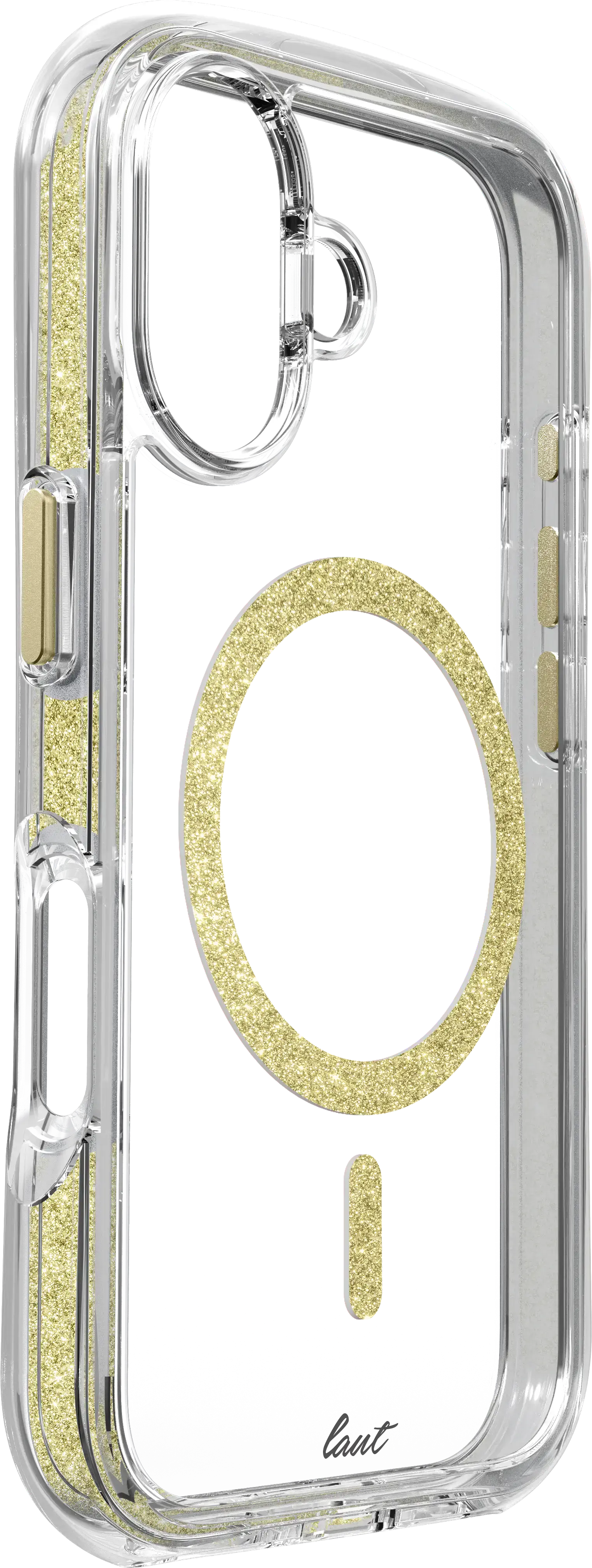 Чохол LAUT AERO SPARKLE case with MagSafe for iPhone 16 Plus - Crystal Gold (L_IP24C_AS_GD)