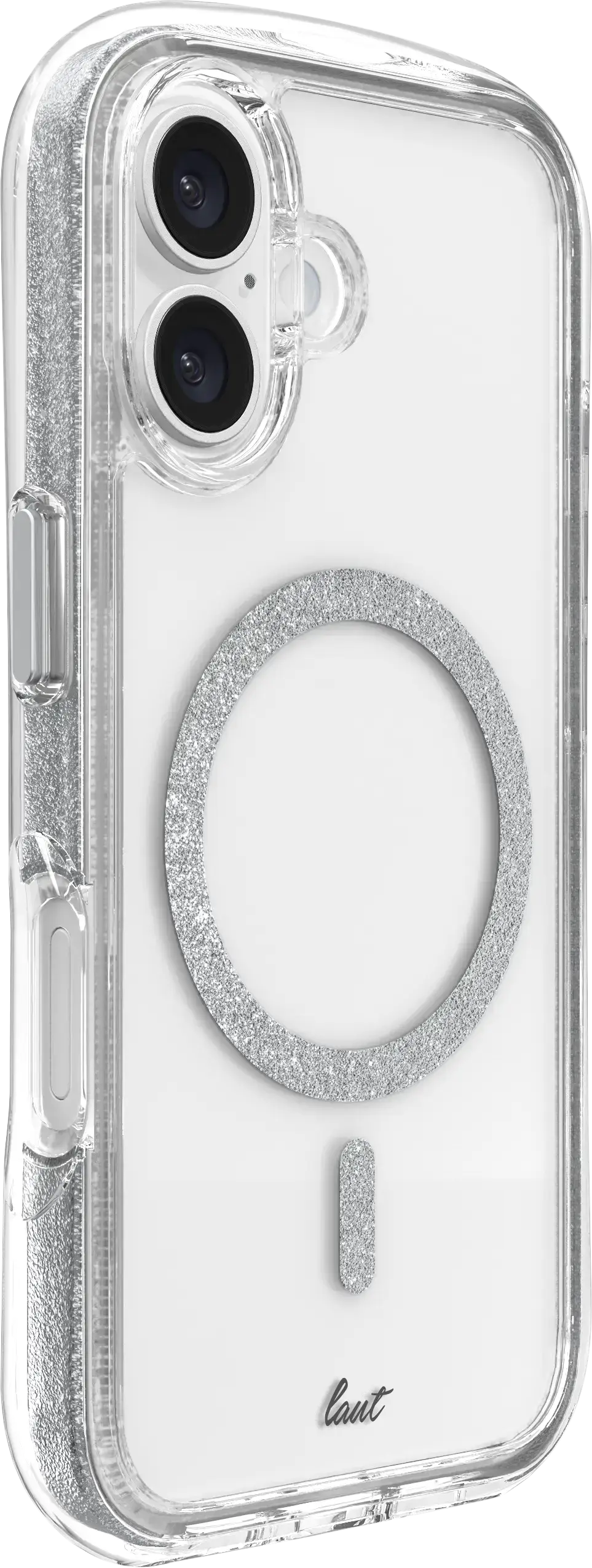 Чохол LAUT AERO SPARKLE case with MagSafe for iPhone 16 Plus - Crystal Silver (L_IP24C_AS_SL)