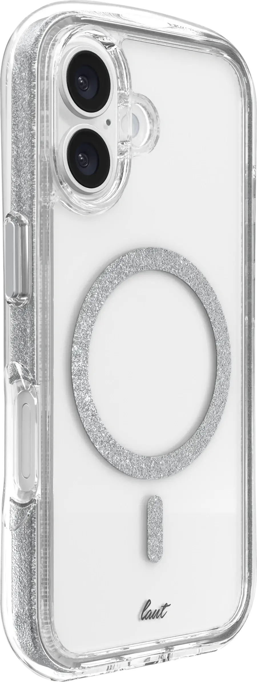 Чохол LAUT AERO SPARKLE case with MagSafe for iPhone 16 Plus - Crystal Silver (L_IP24C_AS_SL)