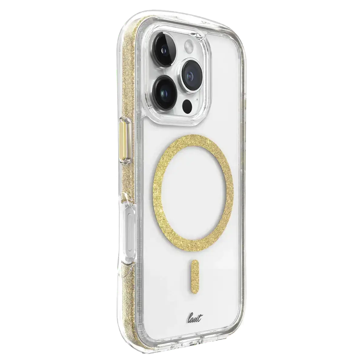 Чохол LAUT AERO SPARKLE case with MagSafe for iPhone 16 Pro - Crystal Gold (L_IP24B_AS_GD)