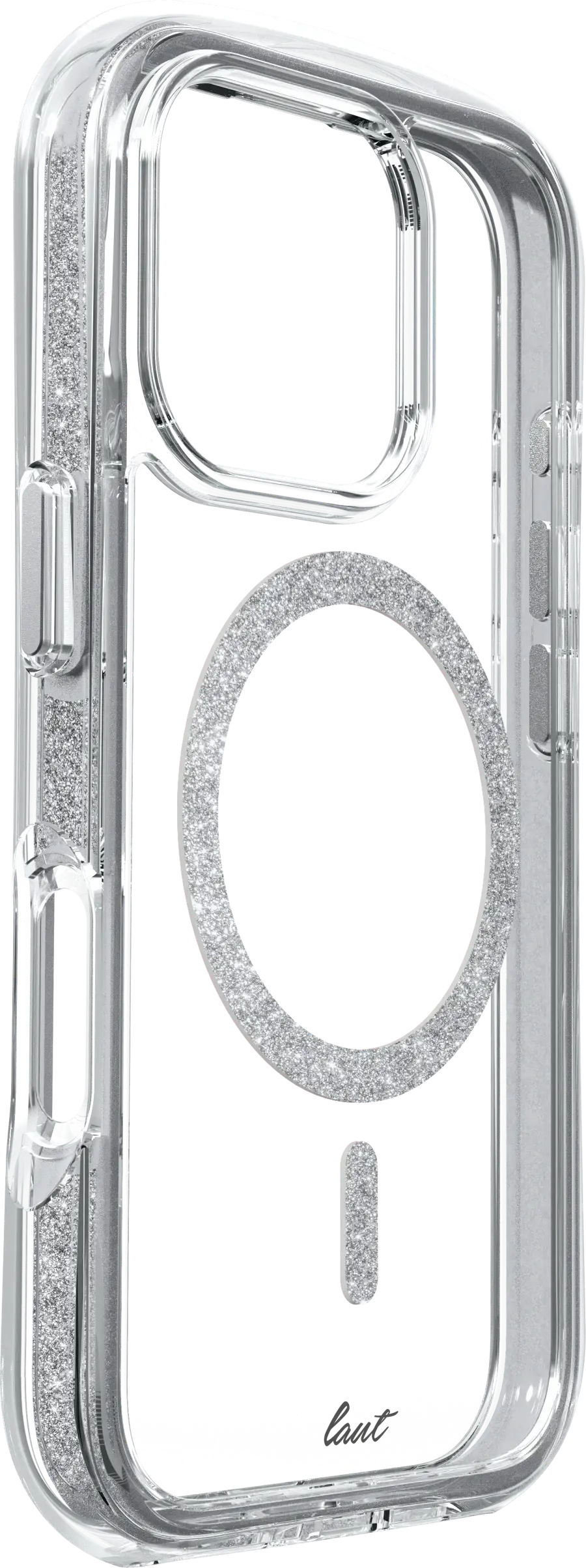 Чохол LAUT AERO SPARKLE case with MagSafe for iPhone 16 Pro - Crystal Silver (L_IP24B_AS_SL)
