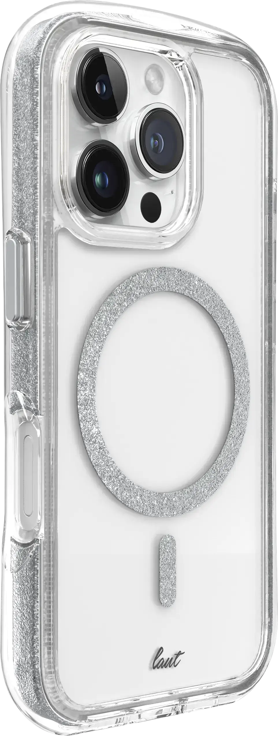 Чохол LAUT AERO SPARKLE case with MagSafe for iPhone 16 Pro - Crystal Silver (L_IP24B_AS_SL)
