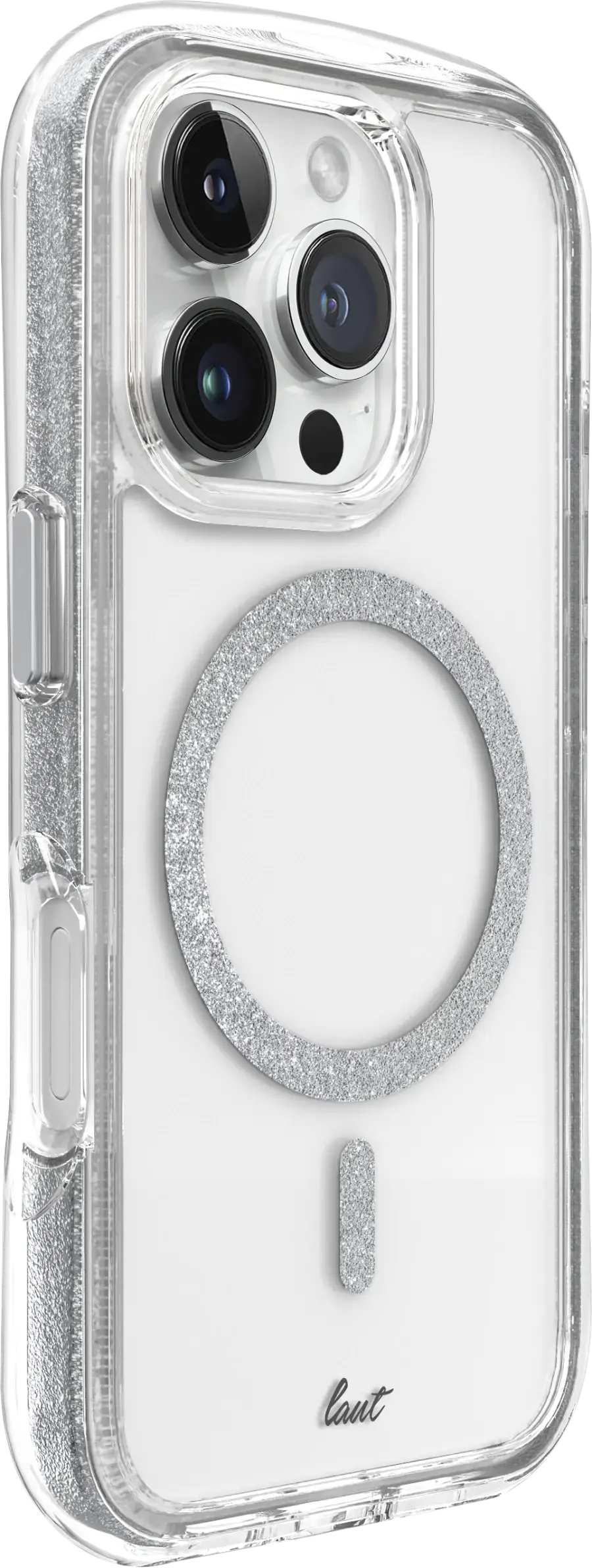Чохол LAUT AERO SPARKLE case with MagSafe for iPhone 16 Pro - Crystal Silver (L_IP24B_AS_SL)