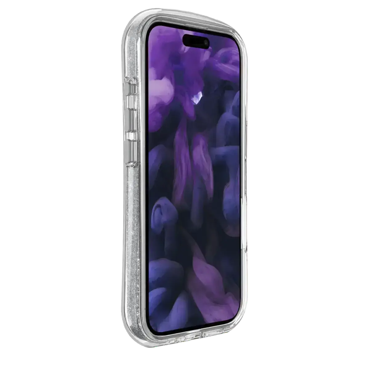 Чехол LAUT AERO SPARKLE case with MagSafe for iPhone 16 Pro Max - Crystal-silver (L_IP24D_AS_SL)