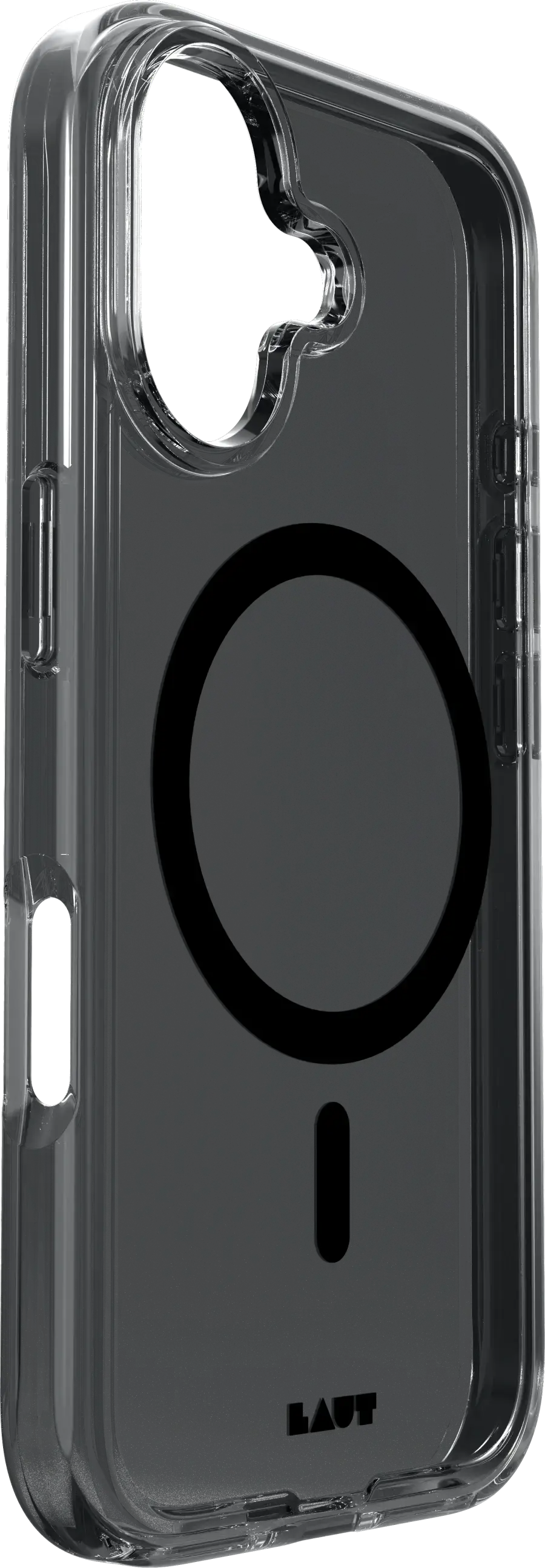 Чехол LAUT CRYSTAL-M case with MagSafe for iPhone 16 - Black Crystal (L_IP24A_CRM_UB)