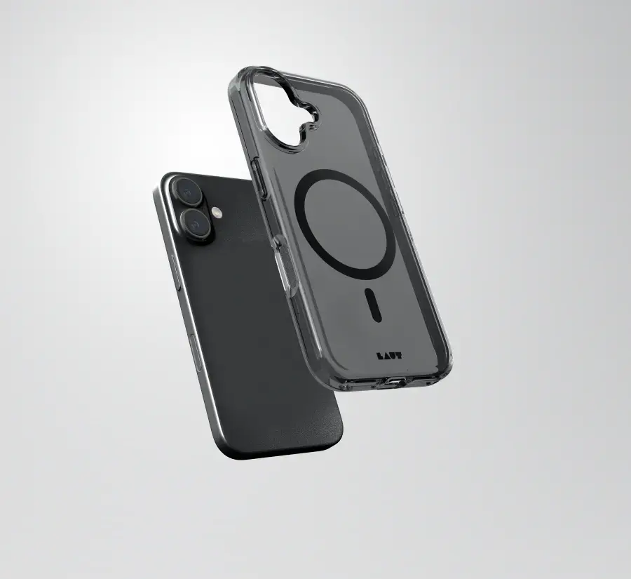 Чехол LAUT CRYSTAL-M case with MagSafe for iPhone 16 Plus - Black Crystal (L_IP24C_CRM_UB)