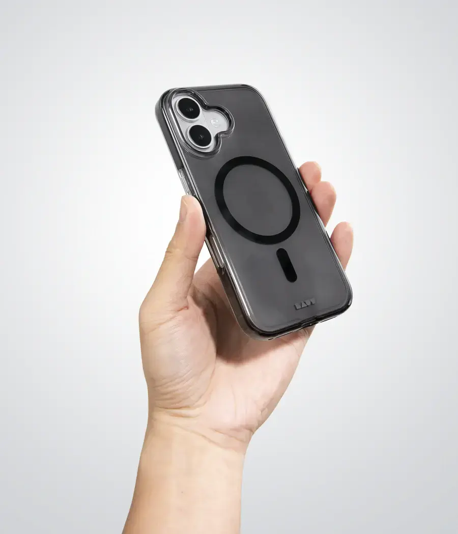 Чехол LAUT CRYSTAL-M case with MagSafe for iPhone 16 Plus - Black Crystal (L_IP24C_CRM_UB)