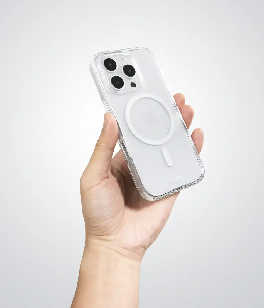 Чехол LAUT CRYSTAL-M case with MagSafe for iPhone 16 Pro - Crystal (L_IP24B_CRM_UC)