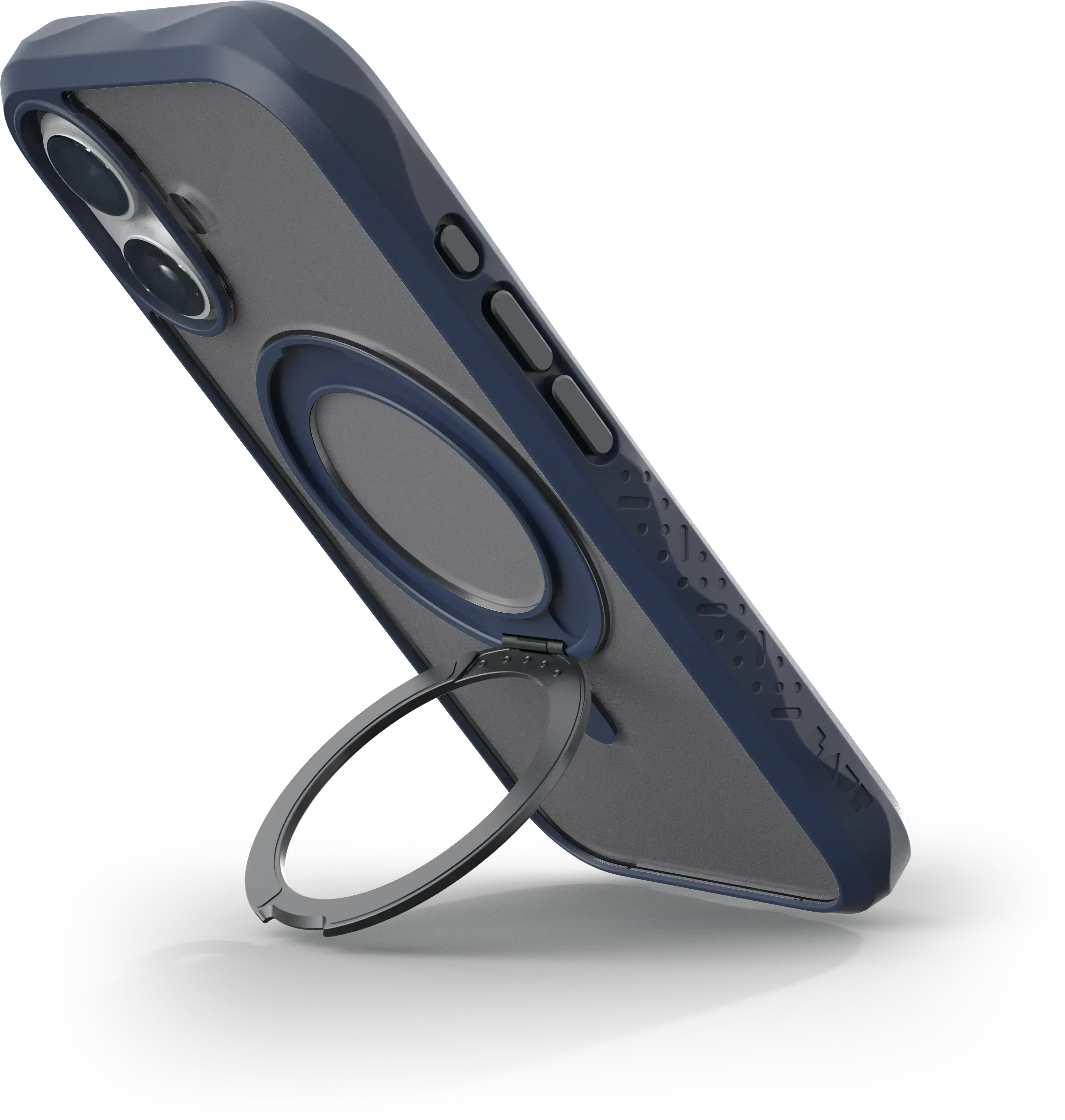 Чехол LAUT CRYSTAL MATTER case with MagSafe for iPhone 16 - Denim Blue (L_IP24A_CM_BL)