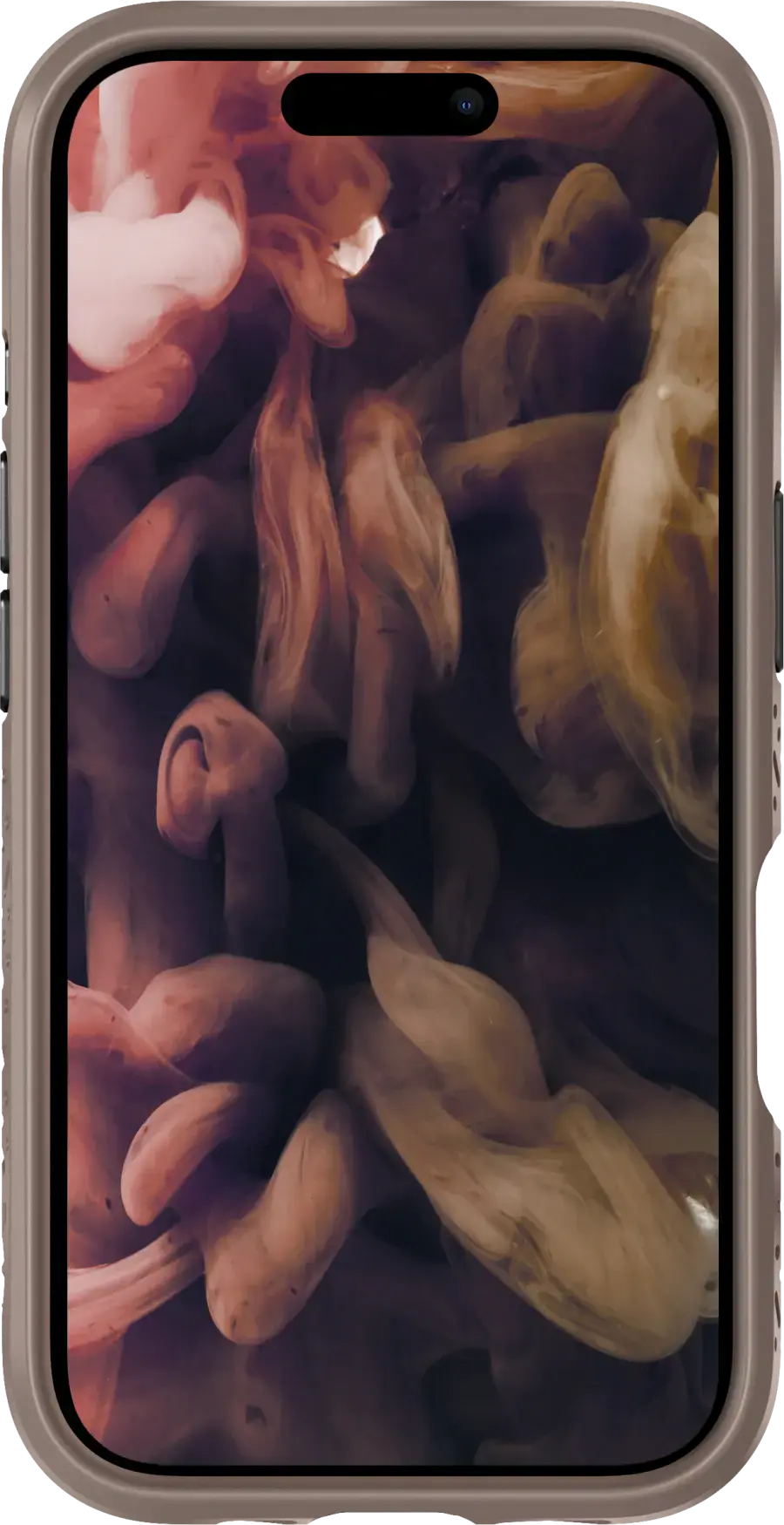 Чехол LAUT CRYSTAL MATTER case with MagSafe for iPhone 16 - Earth Brown (L_IP24A_CM_BR)