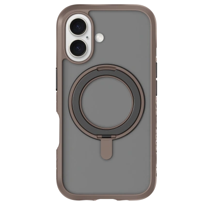 Чохол LAUT CRYSTAL MATTER case with MagSafe for iPhone 16 - Earth Brown (L_IP24A_CM_BR)