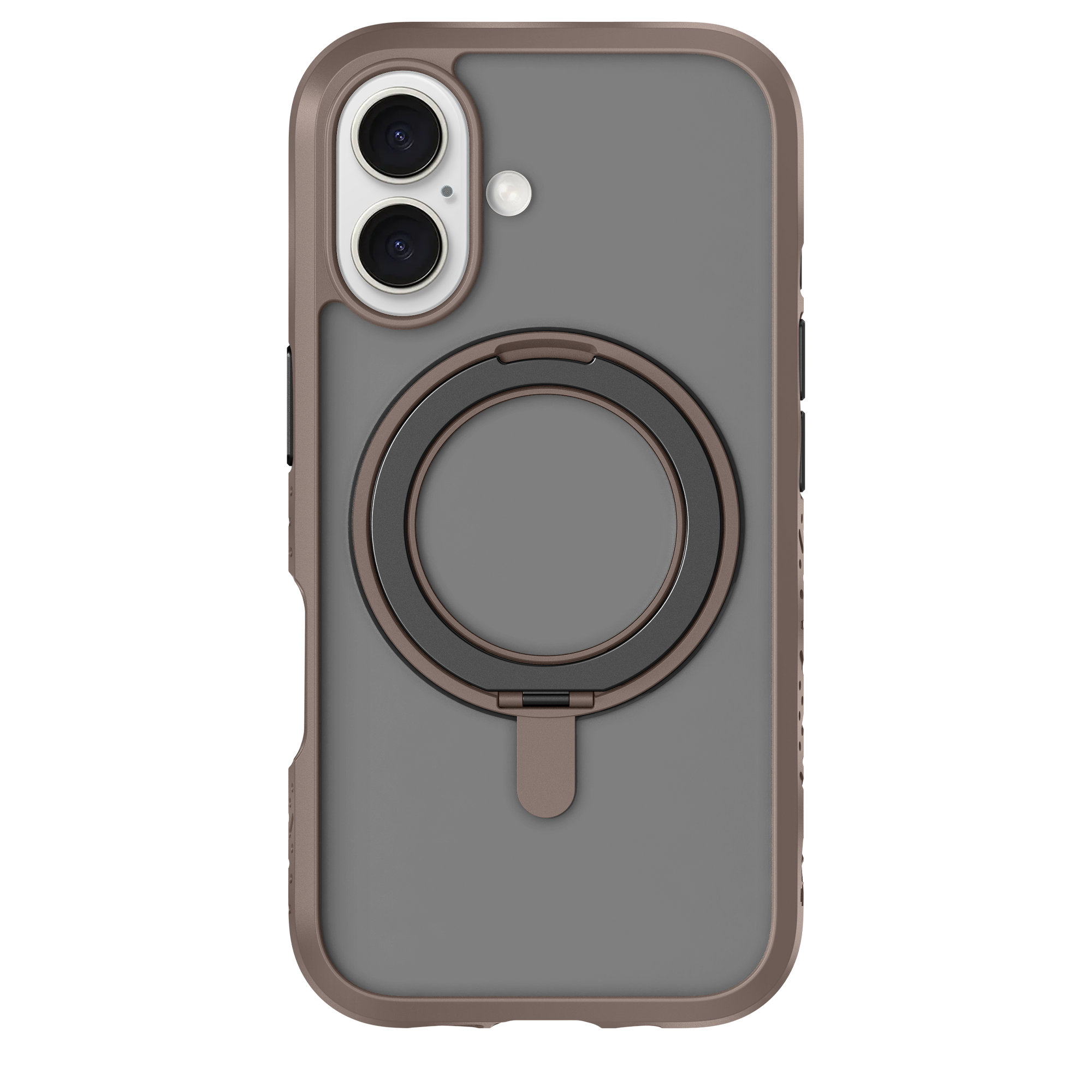 Чехол LAUT CRYSTAL MATTER case with MagSafe for iPhone 16 Plus - Earth Brown (L_IP24C_CM_BR)