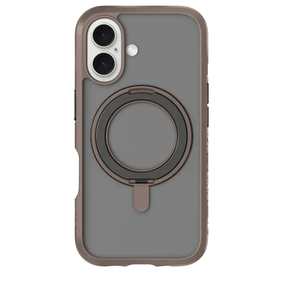 Чехол LAUT CRYSTAL MATTER case with MagSafe for iPhone 16 Plus - Earth Brown (L_IP24C_CM_BR)