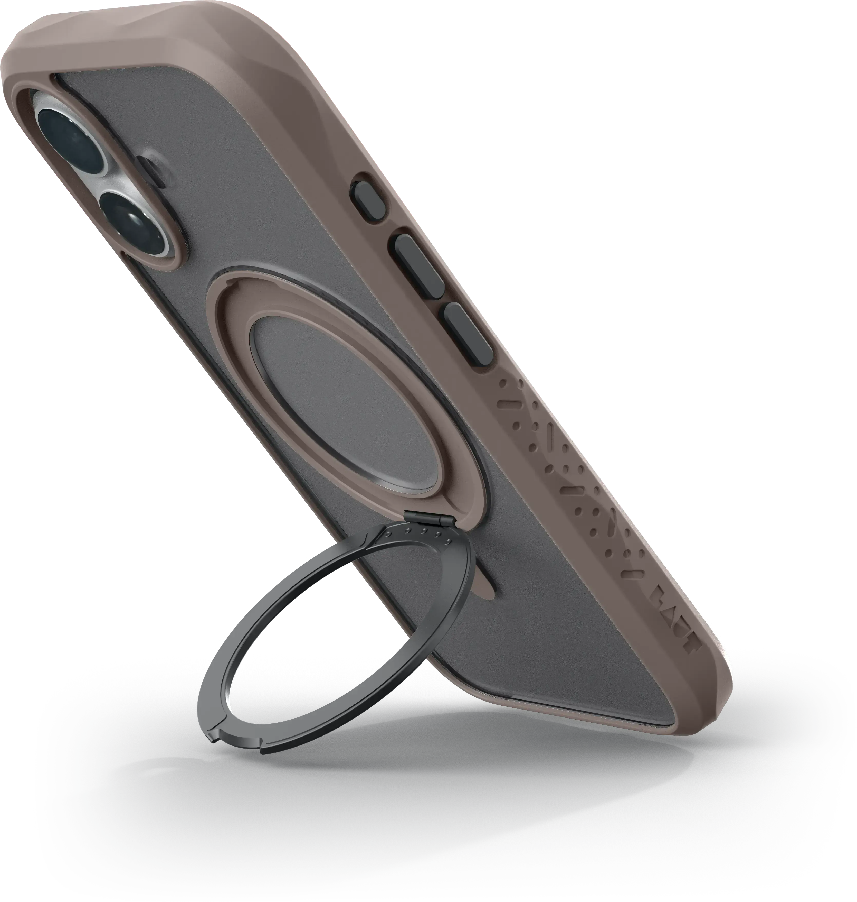 Чохол LAUT CRYSTAL MATTER case with MagSafe for iPhone 16 Plus - Earth Brown (L_IP24C_CM_BR)