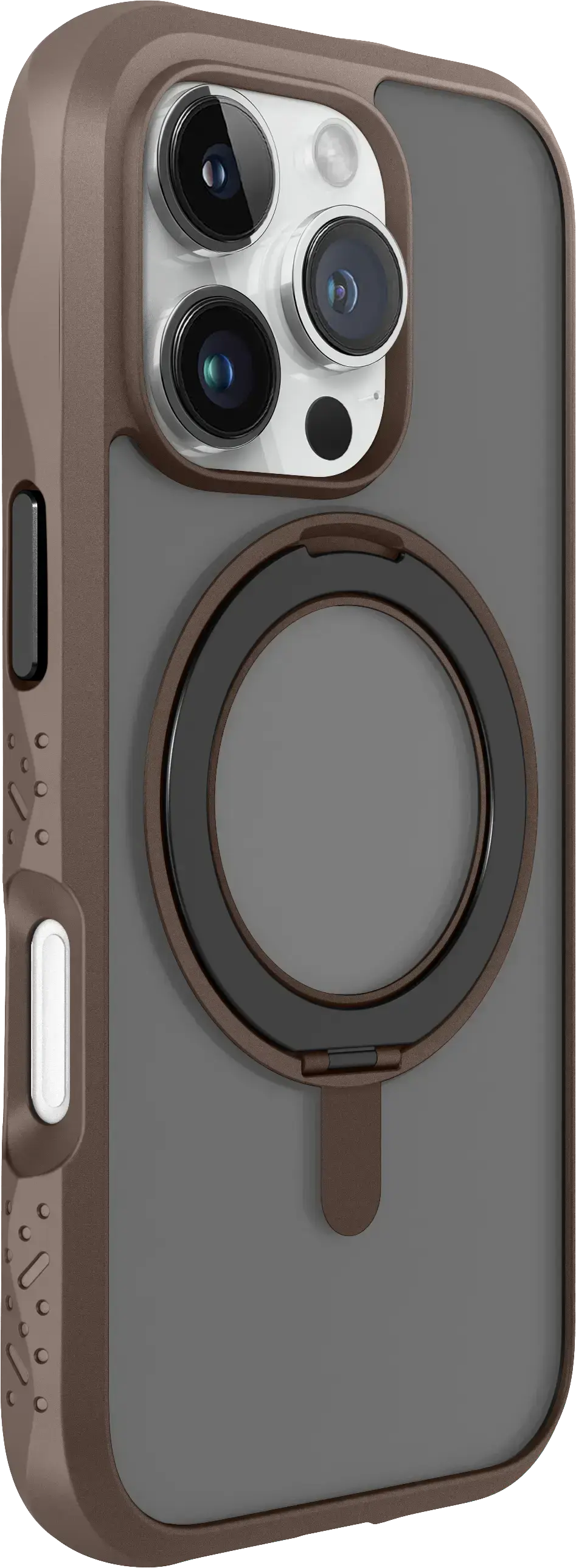 Чехол LAUT CRYSTAL MATTER case with MagSafe for iPhone 16 Pro - Earth Brown (L_IP24B_CM_BR)