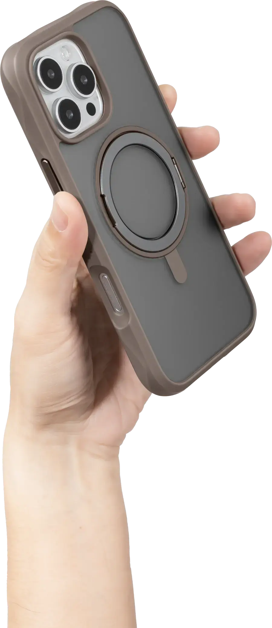 Чехол LAUT CRYSTAL MATTER case with MagSafe for iPhone 16 Pro Max - Earth Brown (L_IP24D_CM_BR)