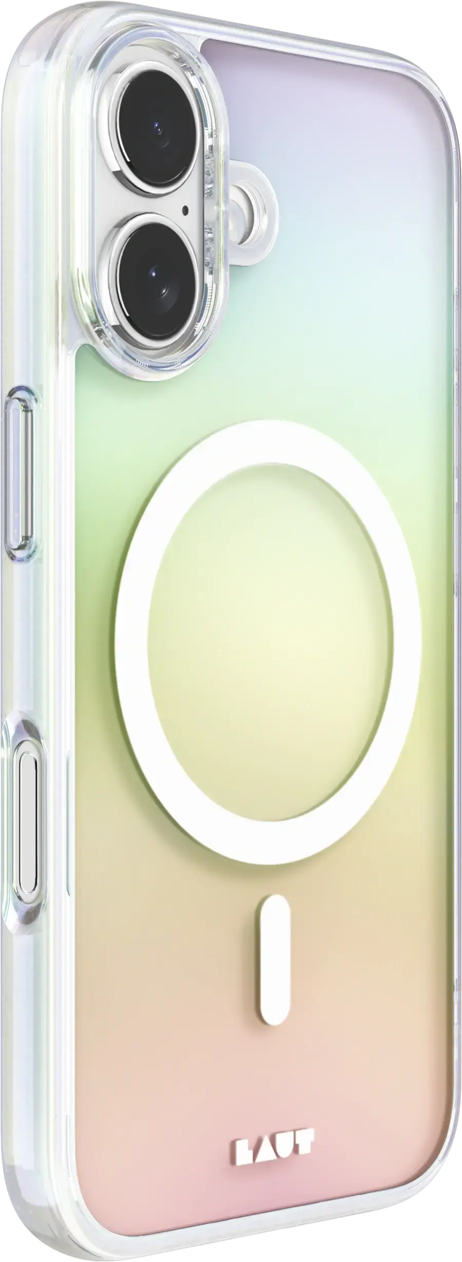 Чехол LAUT HOLO case with MagSafe for iPhone 16 - Pearl (L_IP24A_HO_W)