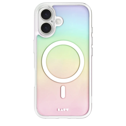 Чехол LAUT HOLO case with MagSafe for iPhone 16 - Pearl (L_IP24A_HO_W)