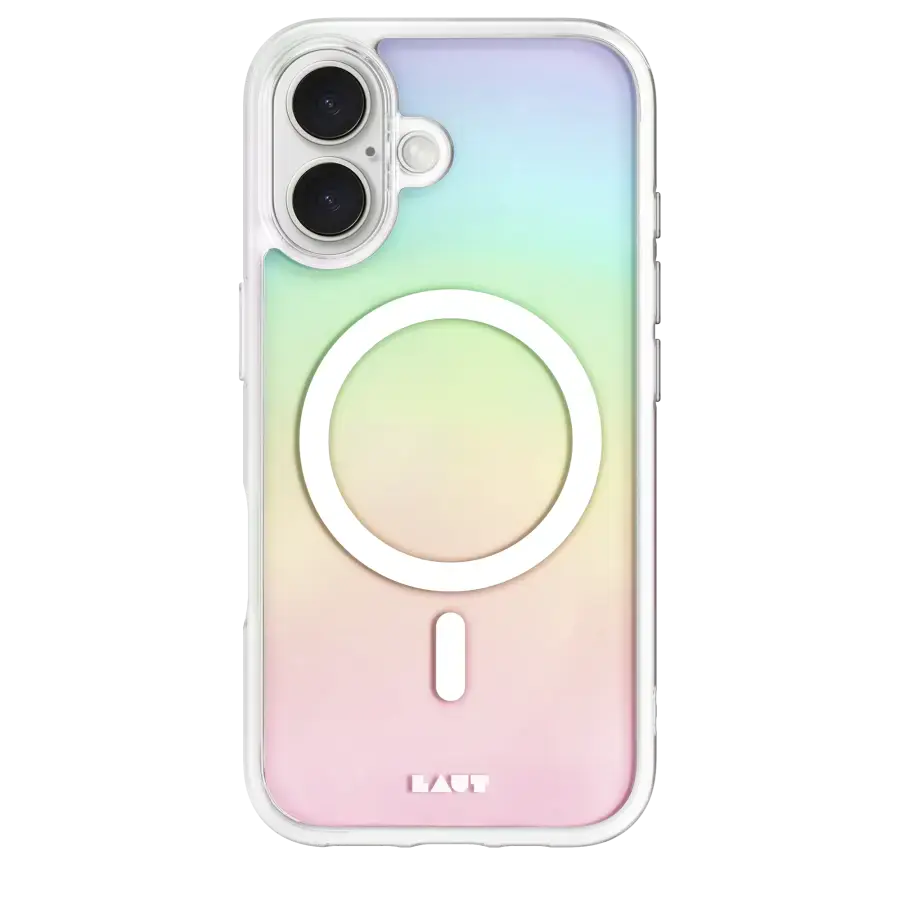 Чехол LAUT HOLO case with MagSafe for iPhone 16 - Pearl (L_IP24A_HO_W)