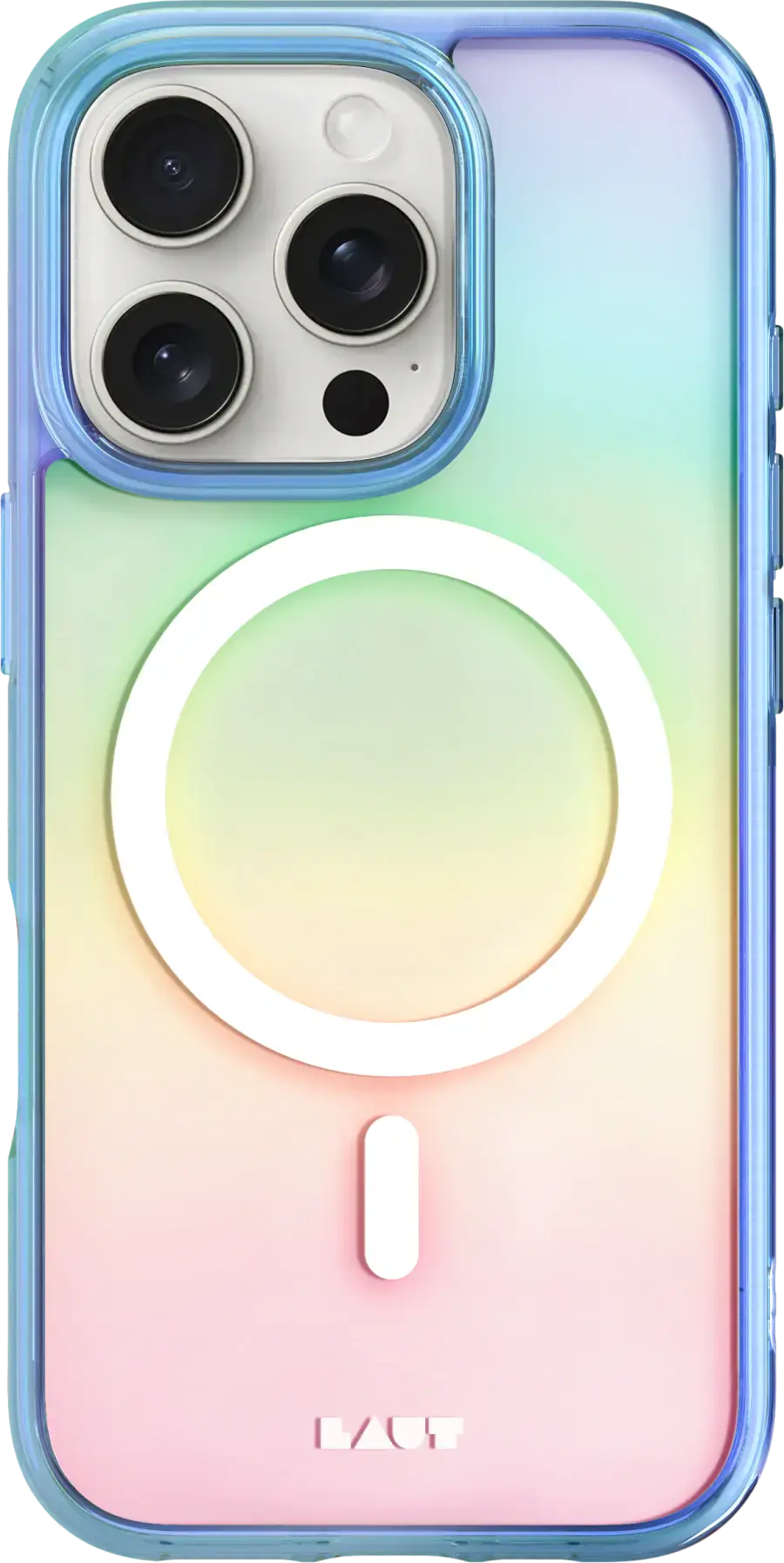 Чехол LAUT HOLO case with MagSafe for iPhone 16 Pro Max - Blue (L_IP24D_HO_BL)