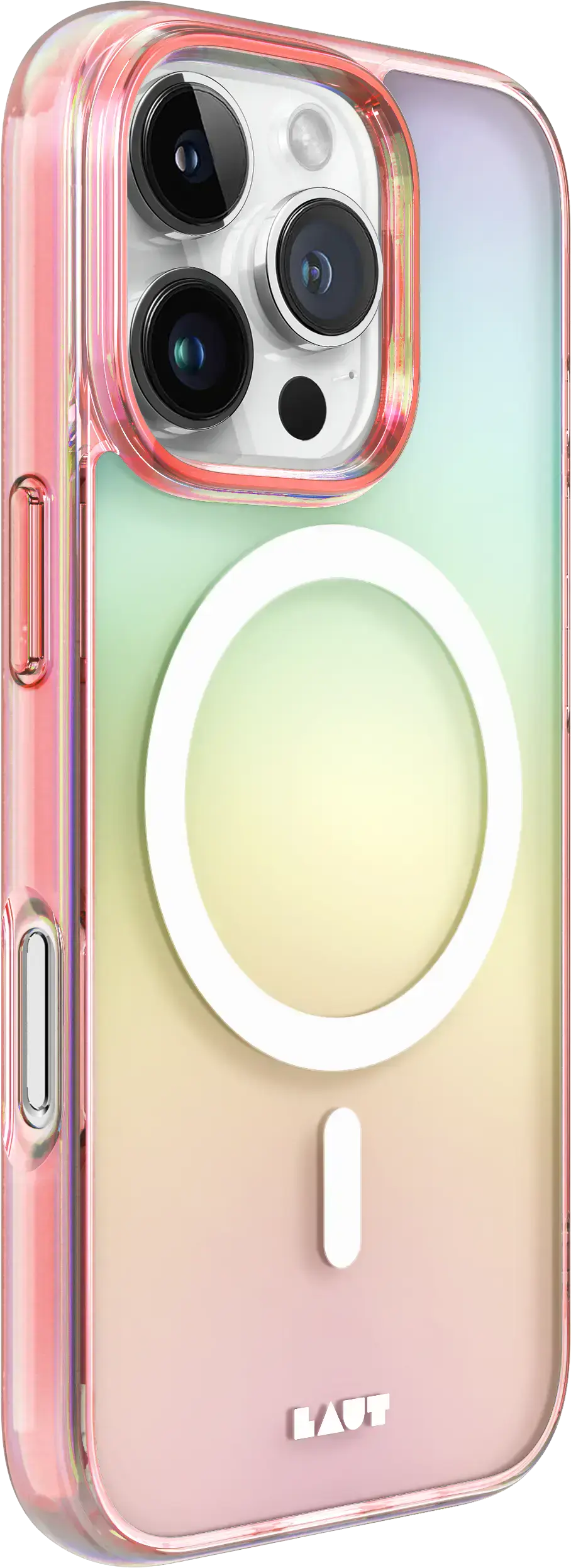 Чехол LAUT HOLO case with MagSafe for iPhone 16 Pro Max - Pink (L_IP24D_HO_P)
