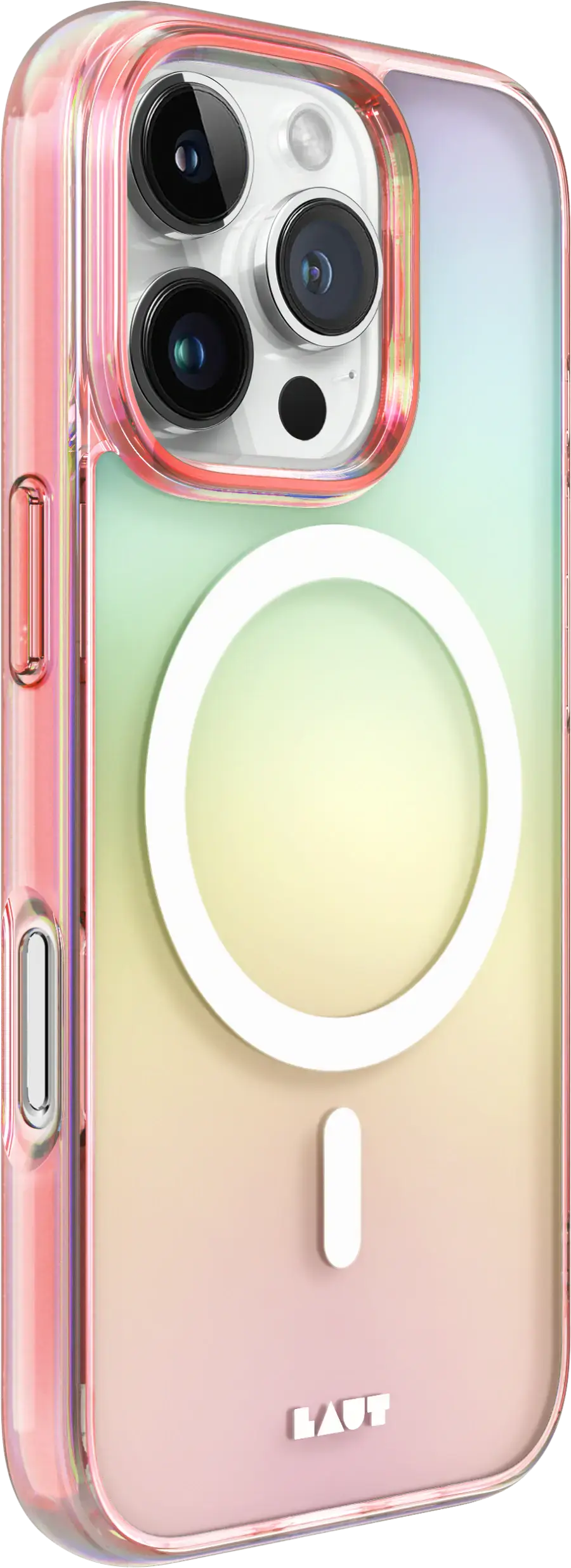 Чехол LAUT HOLO case with MagSafe for iPhone 16 Pro Max - Pink (L_IP24D_HO_P)