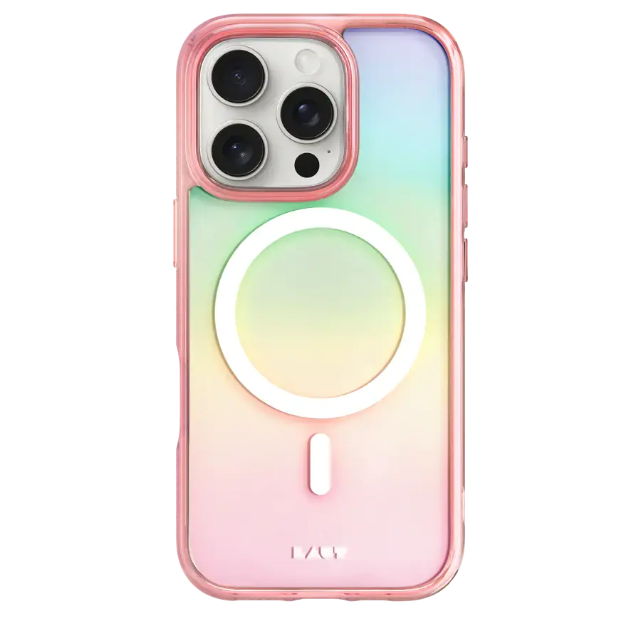 Чехол LAUT HOLO case with MagSafe for iPhone 16 Pro Max - Pink (L_IP24D_HO_P)