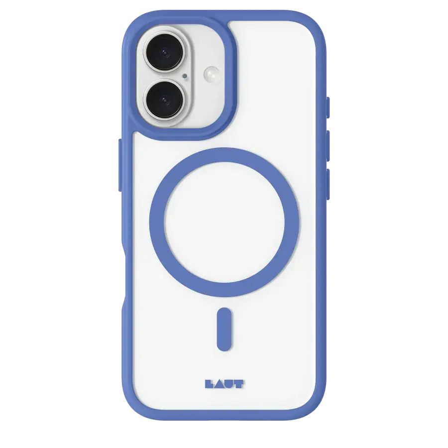 Чехол LAUT HUEX PROTECT case with MagSafe for iPhone 16 Plus - Heron Blue (L_IP24C_HPT_BL)