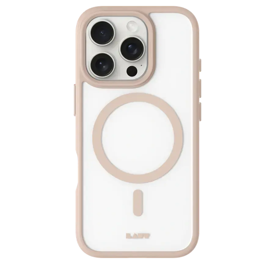 Чехол LAUT HUEX PROTECT case with MagSafe for iPhone 16 Pro - Beige Gold (L_IP24B_HPT_BE)