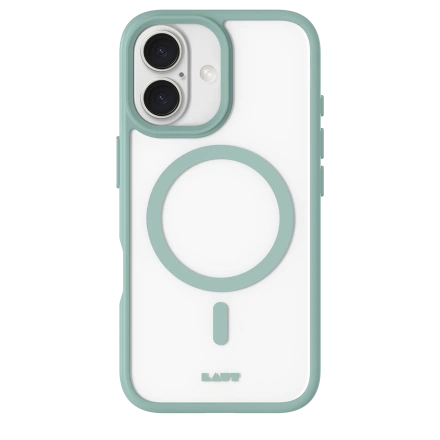 Чехол LAUT HUEX PROTECT case with MagSafe for iPhone 16 Plus - Silt Green (L_IP24C_HPT_GN)