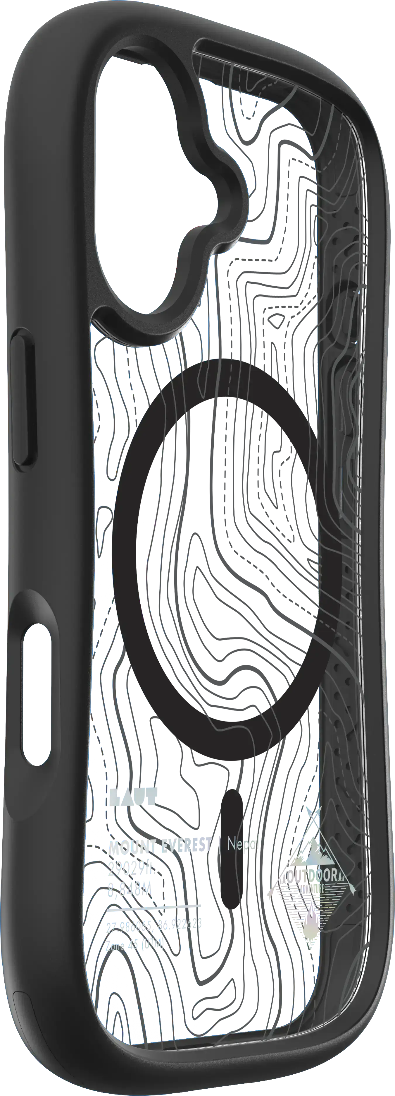 Чехол LAUT POP ADVENTURE case with MagSafe for iPhone 16 - Midnight (L_IP24A_PA_BK)