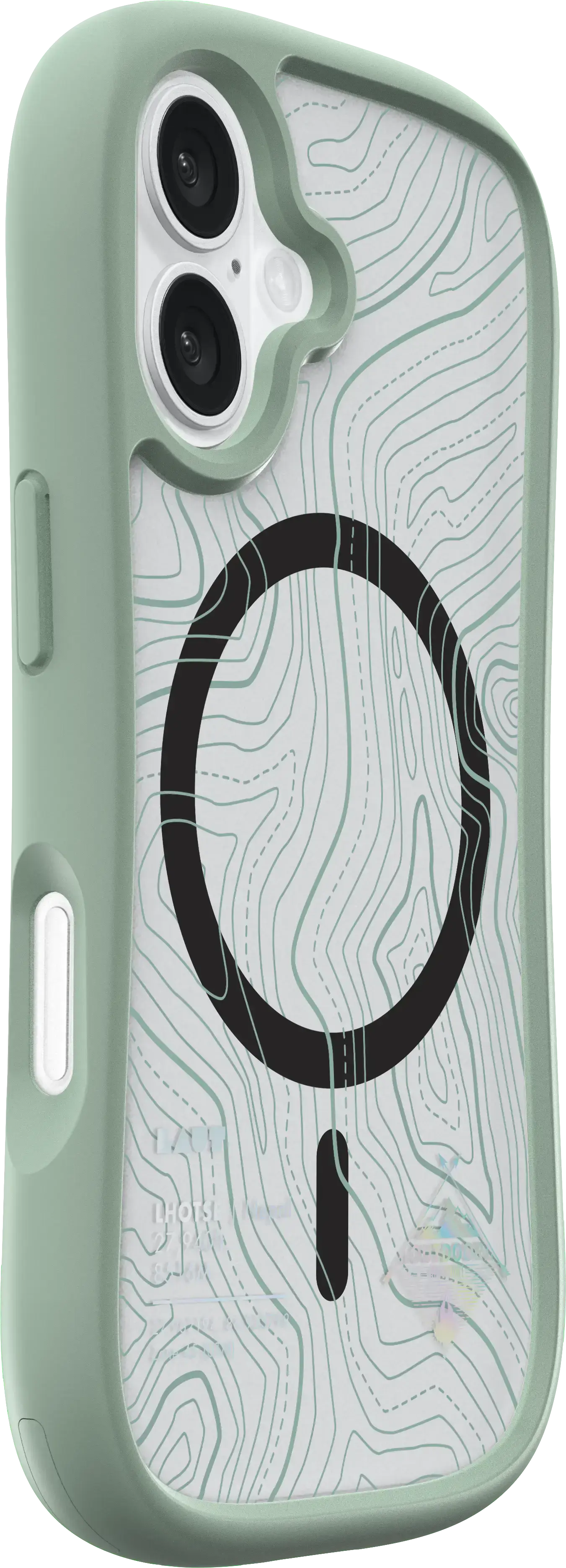 Чехол LAUT POP ADVENTURE case with MagSafe for iPhone 16 Plus - Silt Green (L_IP24C_PA_GN)