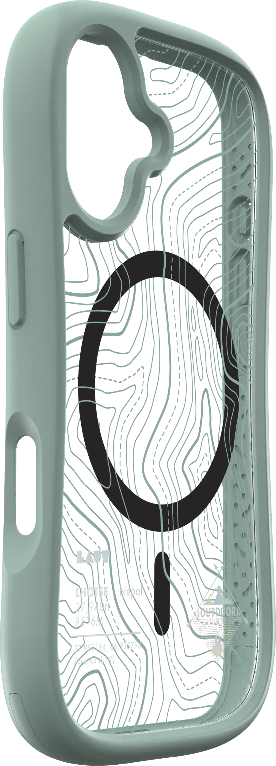 Чохол LAUT POP ADVENTURE case with MagSafe for iPhone 16 Plus - Silt Green (L_IP24C_PA_GN)