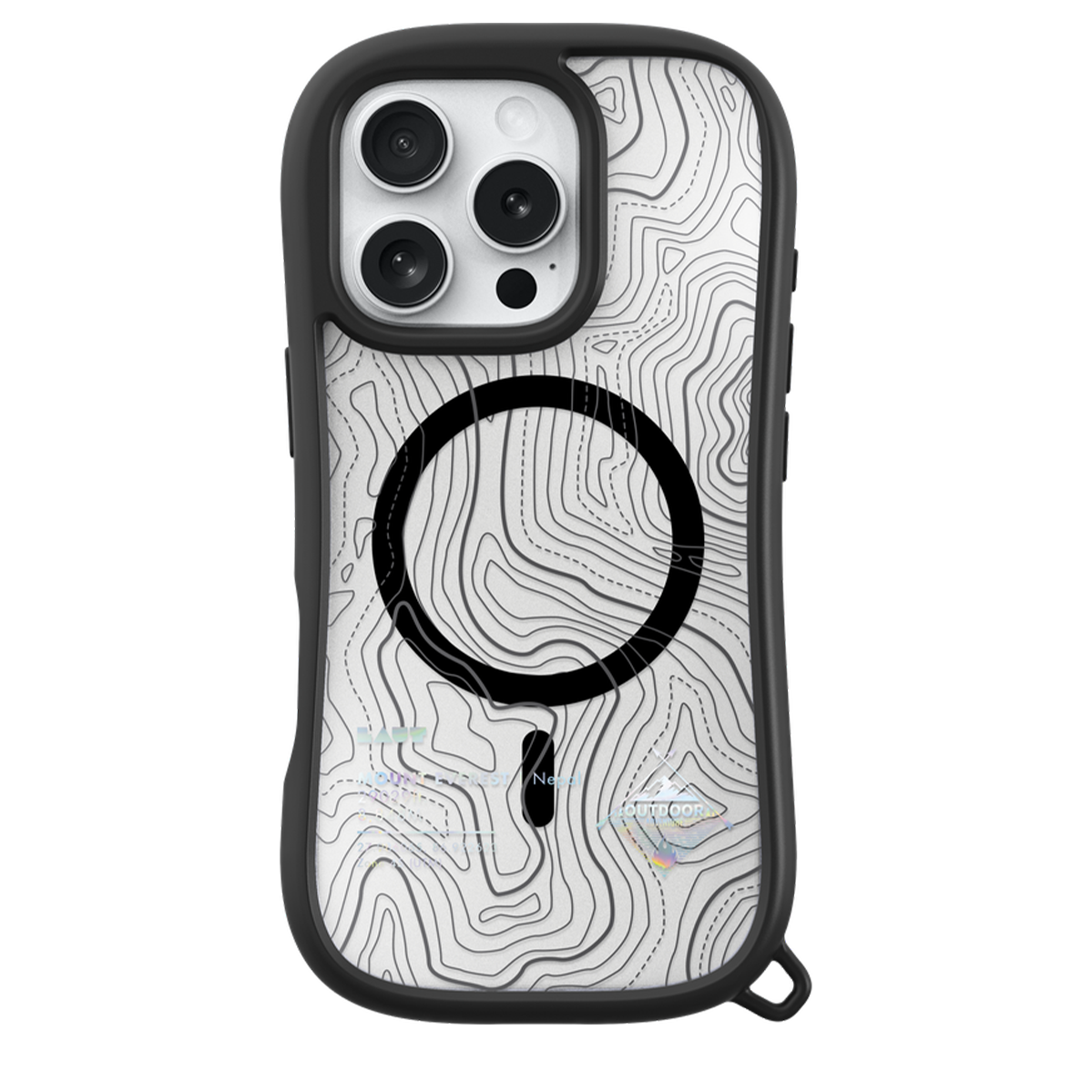 Чехол LAUT POP ADVENTURE case with MagSafe for iPhone 16 Pro - Midnight (L_IP24B_PA_BK)