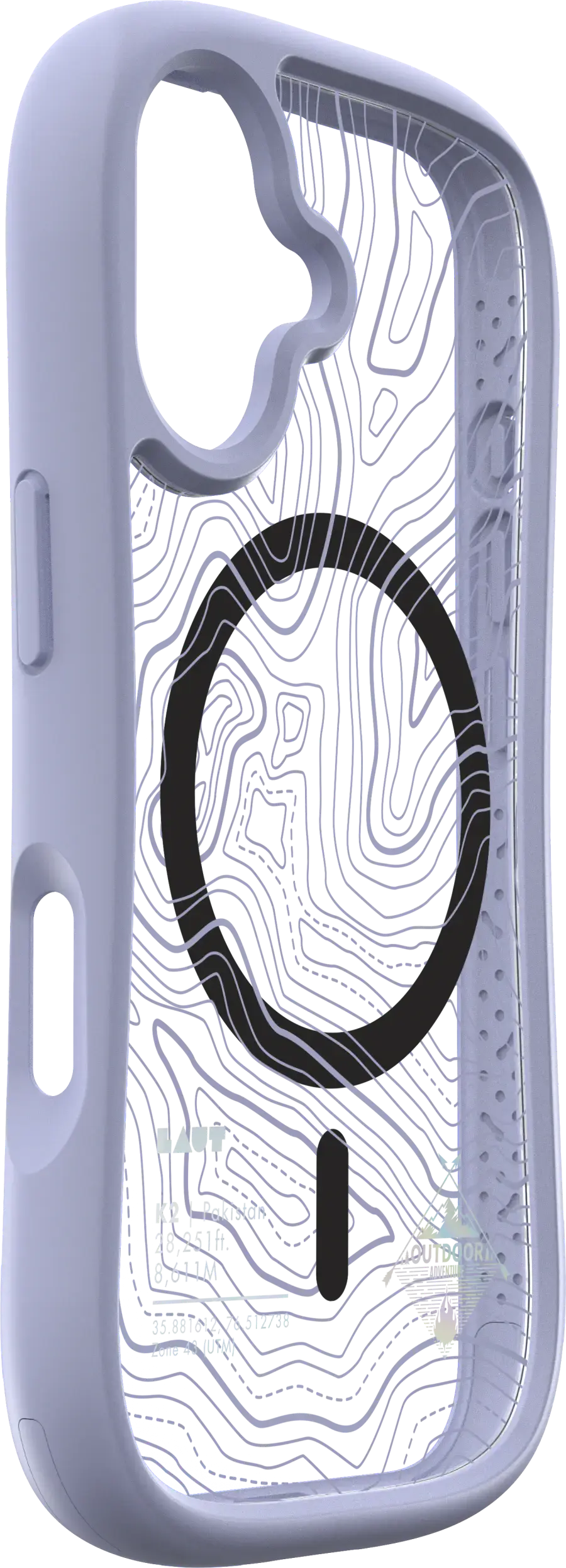 Чехол LAUT POP ADVENTURE case with MagSafe for iPhone 16 - Spring Violet (L_IP24A_PA_PU)