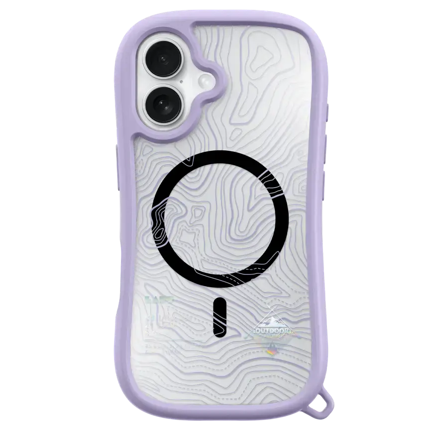 Чехол LAUT POP ADVENTURE case with MagSafe for iPhone 16 - Spring Violet (L_IP24A_PA_PU)