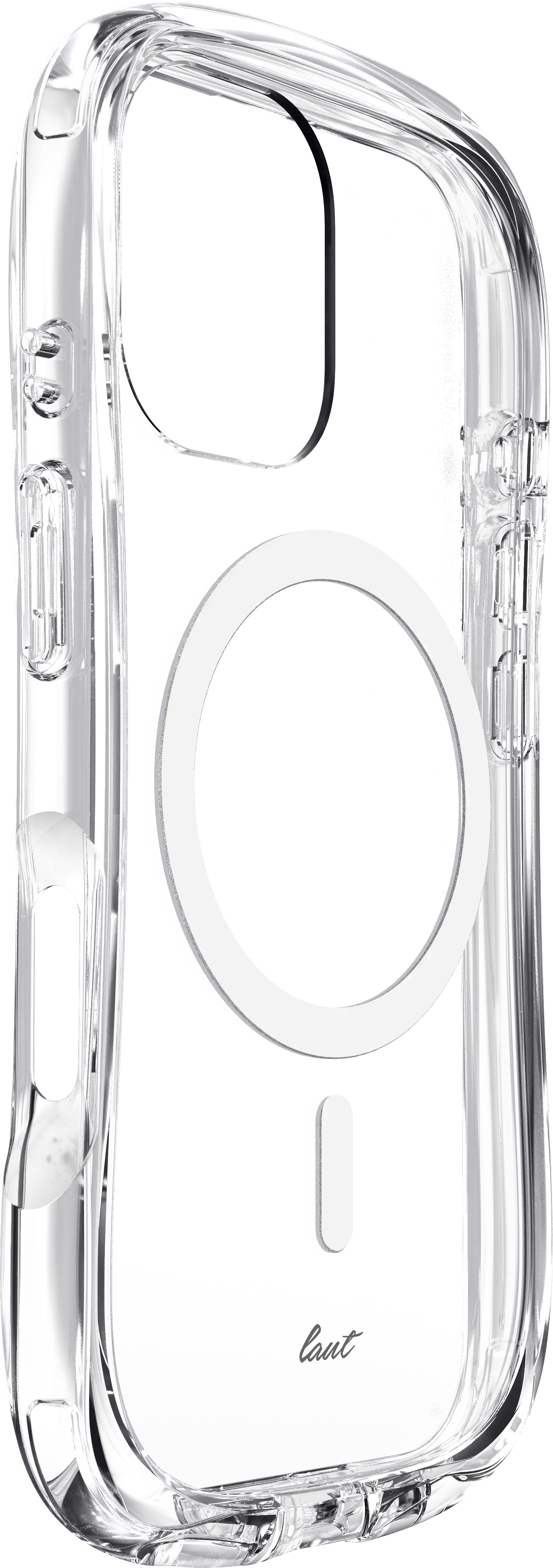 Чехол LAUT POP LUME case with MagSafe for iPhone 16 - Crystal (L_IP24A_PL_UC)