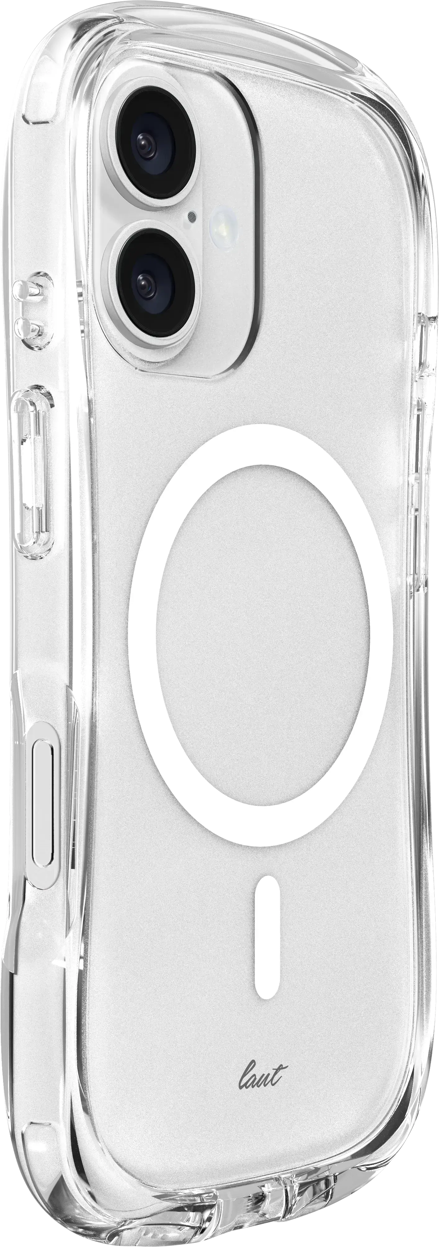 Чехол LAUT POP LUME case with MagSafe for iPhone 16 - Crystal (L_IP24A_PL_UC)