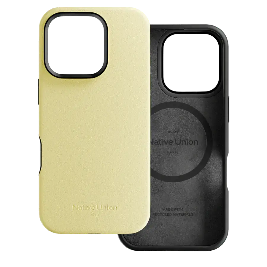 Чохол Native Union Active Case для iPhone 16 Pro - Lemon (ACTCSE‑LMO-NP24P)