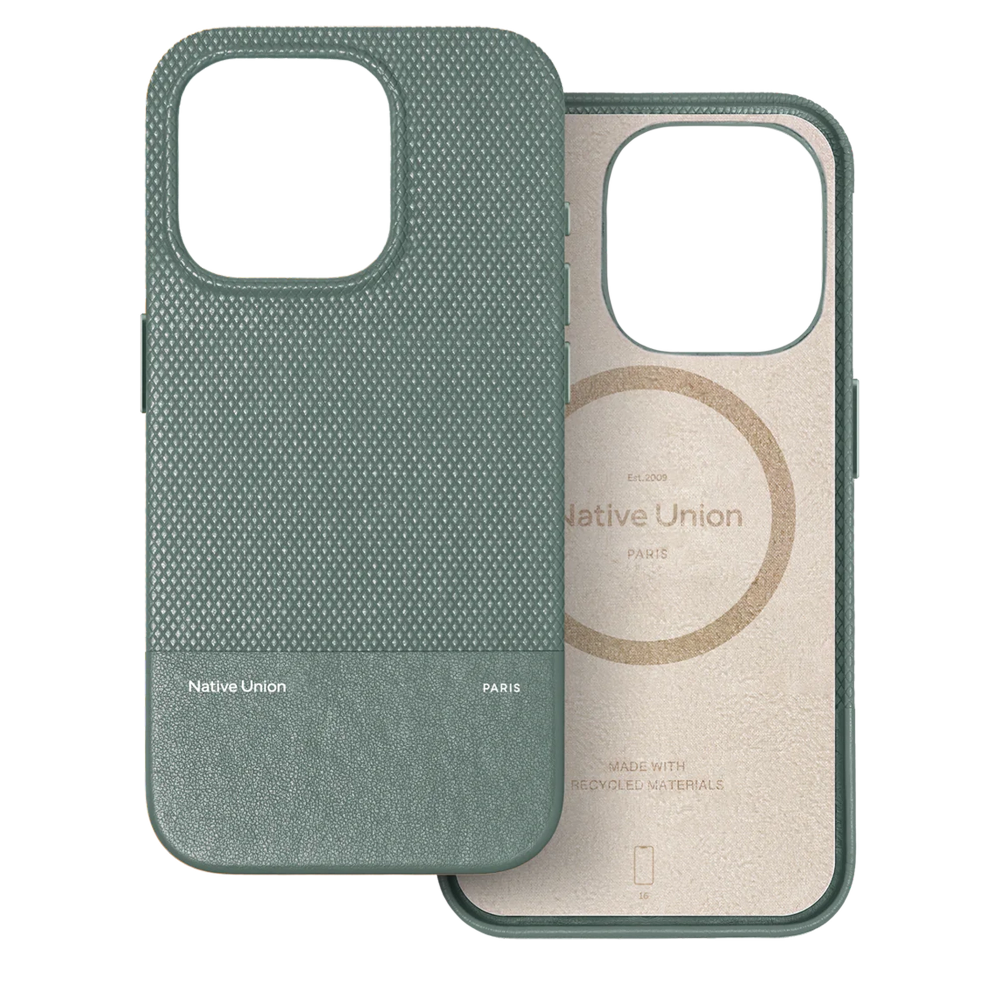 Чехол Native Union (RE) Classic Case для iPhone 16 Pro Max - Slate Green (RECLA‑GRN-NP24PM)