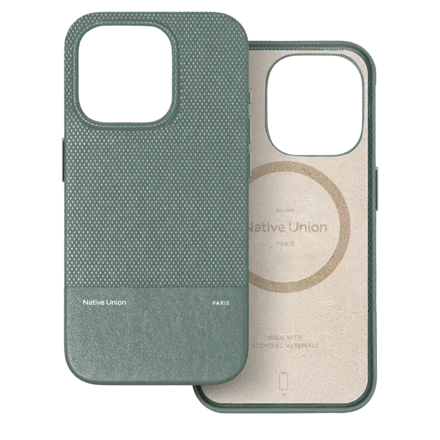 Чехол Native Union (RE) Classic Case для iPhone 16 Pro Max - Slate Green (RECLA‑GRN-NP24PM)