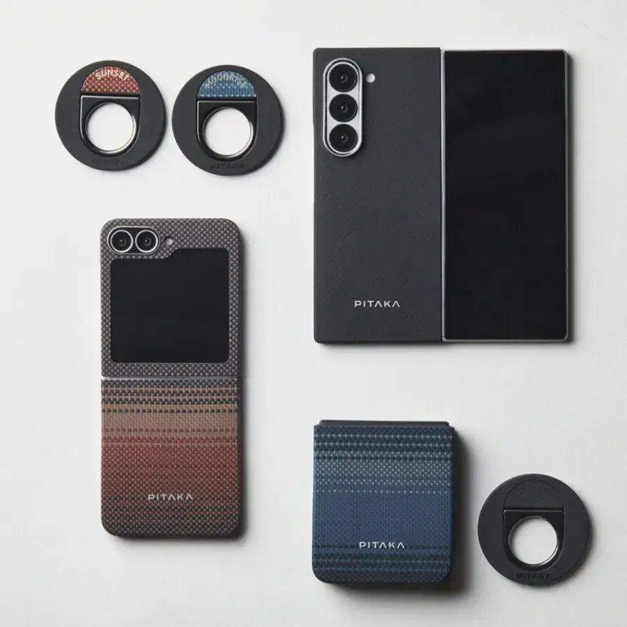 Чехол Pitaka MagEZ Case 5 for Samsung Galaxy Fold 6 - Twill Black/Grey (FBFOLD6)