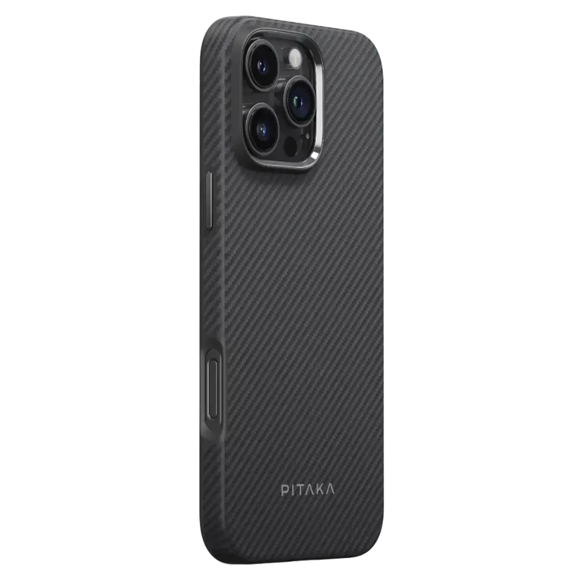 Чехол Pitaka Military-Grade Protective Case Twill 600D for iPhone 16 Pro - Black/Grey (KI1601PPA)