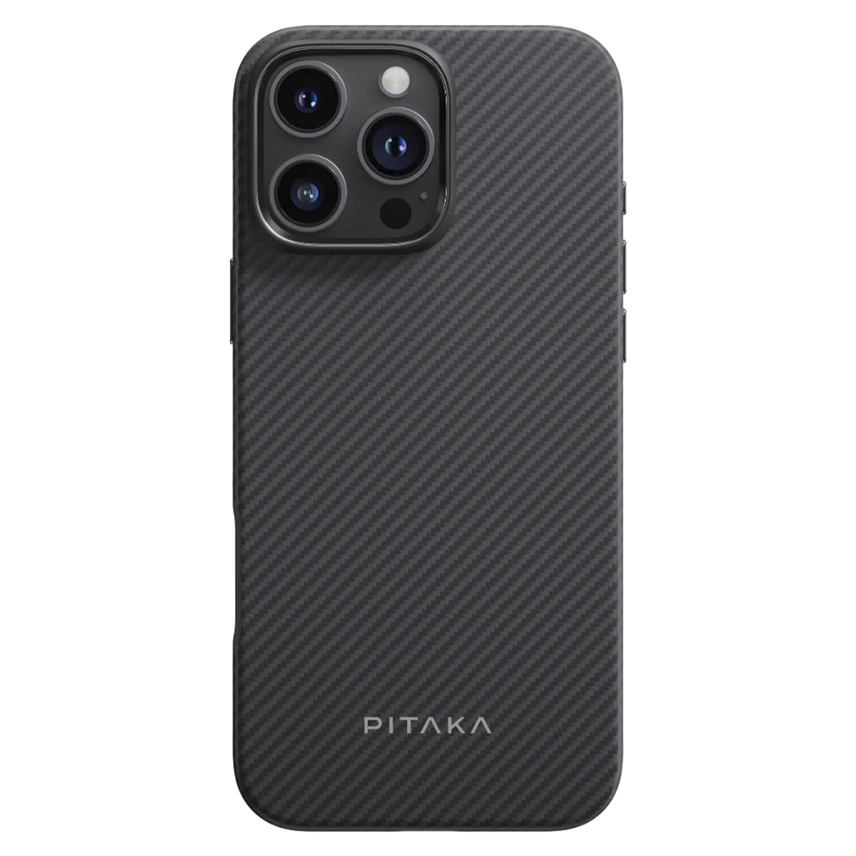 Чехол Pitaka Military-Grade Protective Case Twill 600D for iPhone 16 Pro Max - Black/Grey (KI1601PMPA)