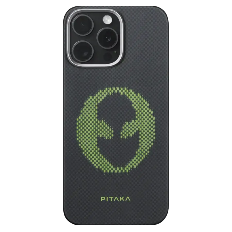 Чехол Pitaka Tactile Woven Case Aries Alien for iPhone 16 Pro (KI1601AL)