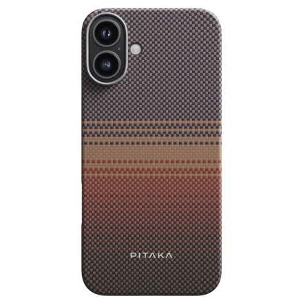 Чохол Pitaka Tactile Woven Case for iPhone 16 Plus - Sunset