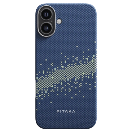 Чохол Pitaka Tactile Woven Case StarPeak for iPhone 16 - Milky Way Galaxy