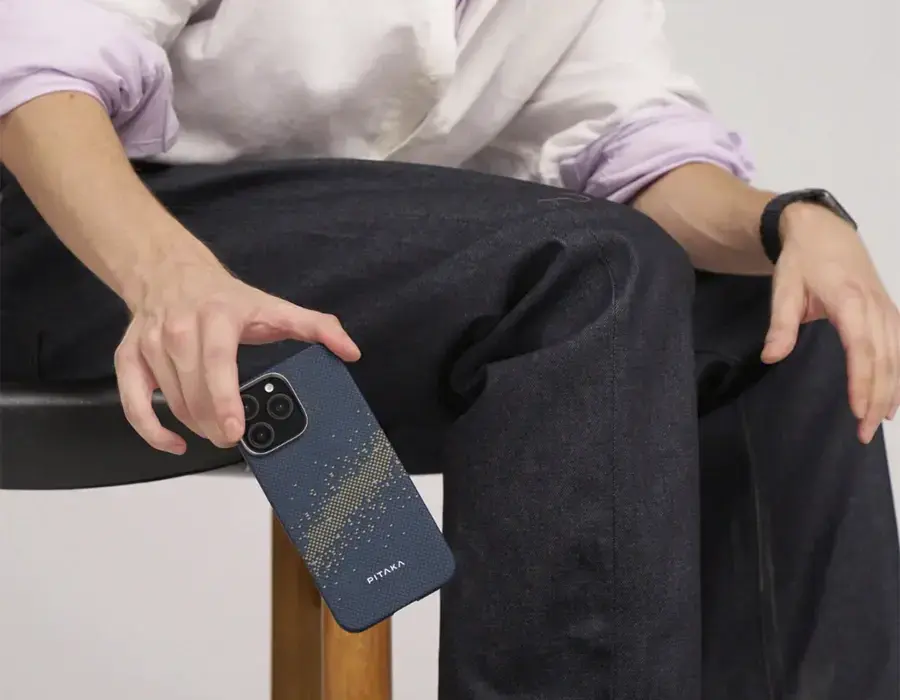 Чехол Pitaka Tactile Woven Case StarPeak for iPhone 16 Pro Max - Milky Way Galaxy (KI1602PMYG)