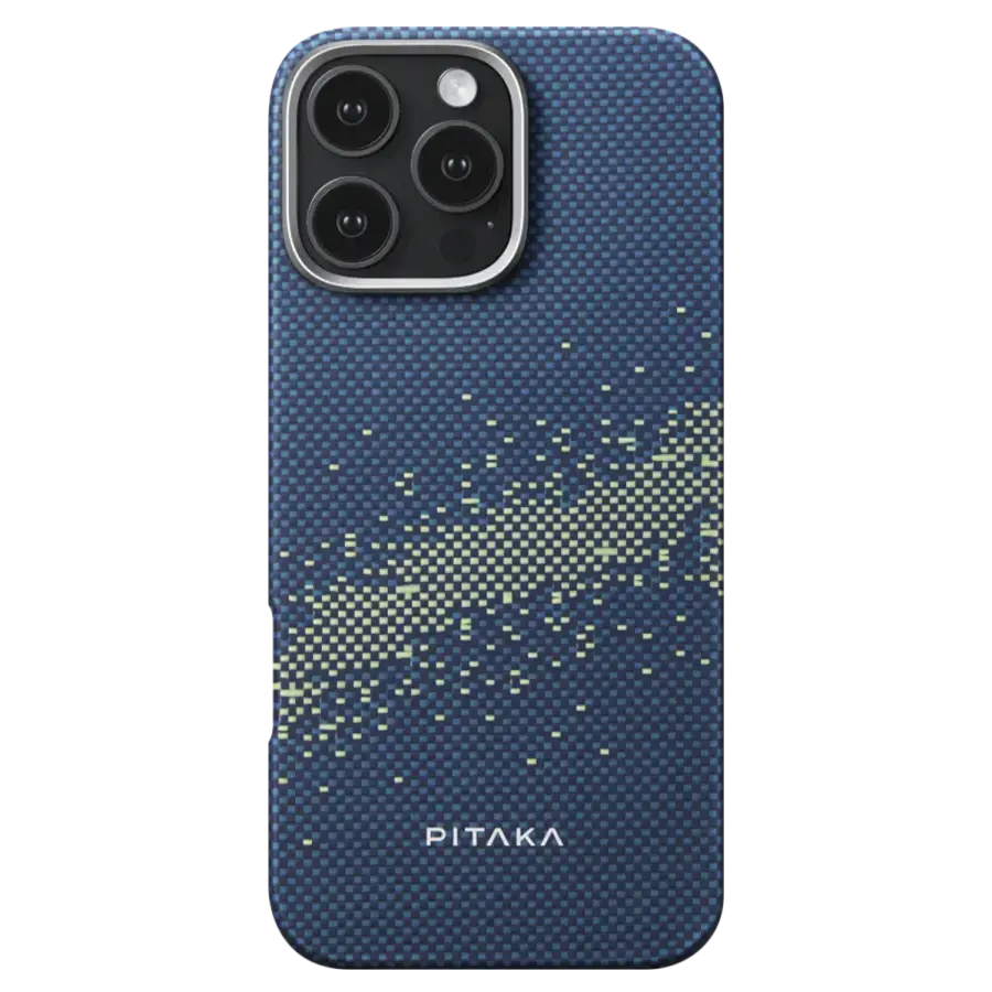 Чехол Pitaka Tactile Woven Case StarPeak for iPhone 16 Pro - Milky Way Galaxy (KI1601PMYG)