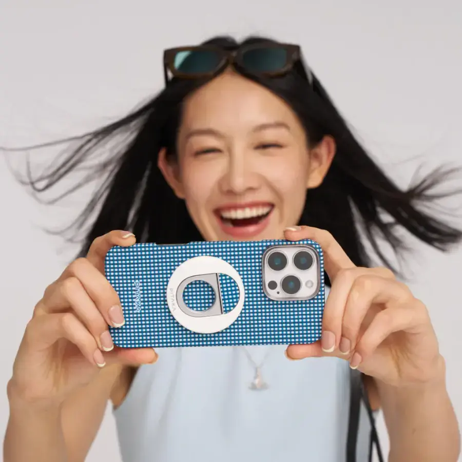 Чехол Pitaka Ultra-Slim Case for iPhone 16 Pro - Ocean Blue (KI1601POCE)